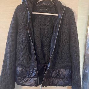 Anatomie Charcoal/Black Sweater Jacket